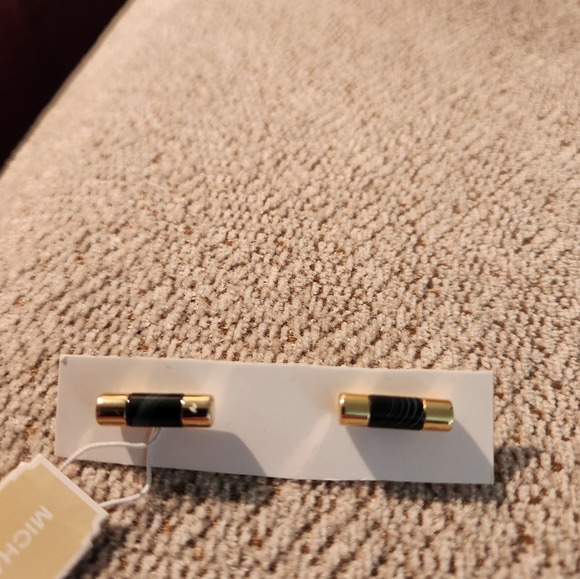 💥SALE💥NWT MICHAEL KORS BLACK AGATE RING & EARRING SET 💥💥 - Picture 7 of 9